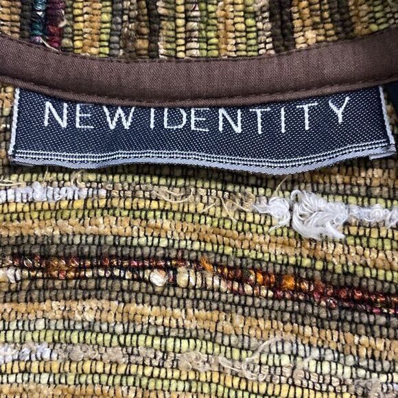 New identity bohemian 100% cotton blazer jacket size small - Picture 4 of 8